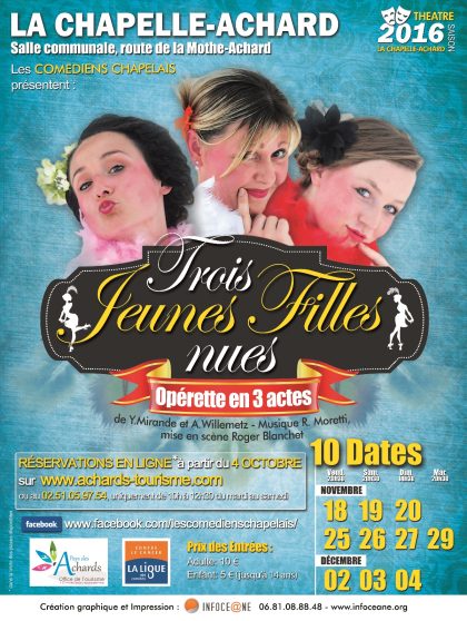 Trois jeunes filles nues