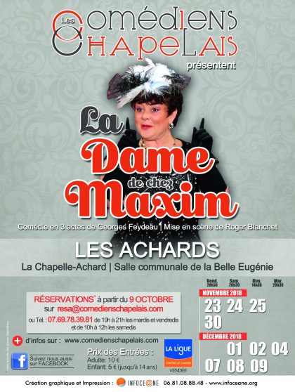 La Dame de chez Maxim 2018